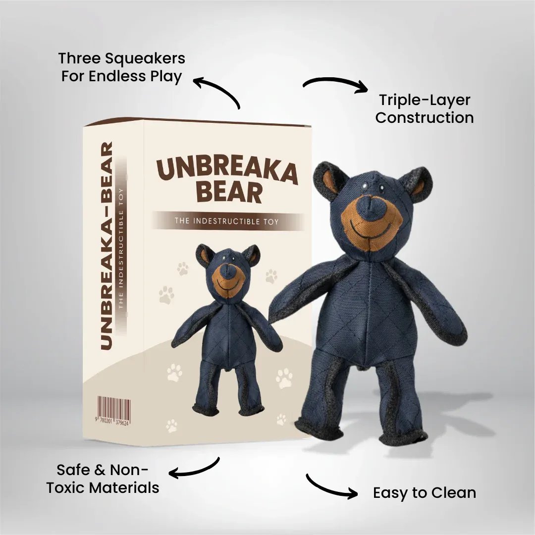 Unbreaka-bear™ | Unbreakable comfort for every tough chewer.